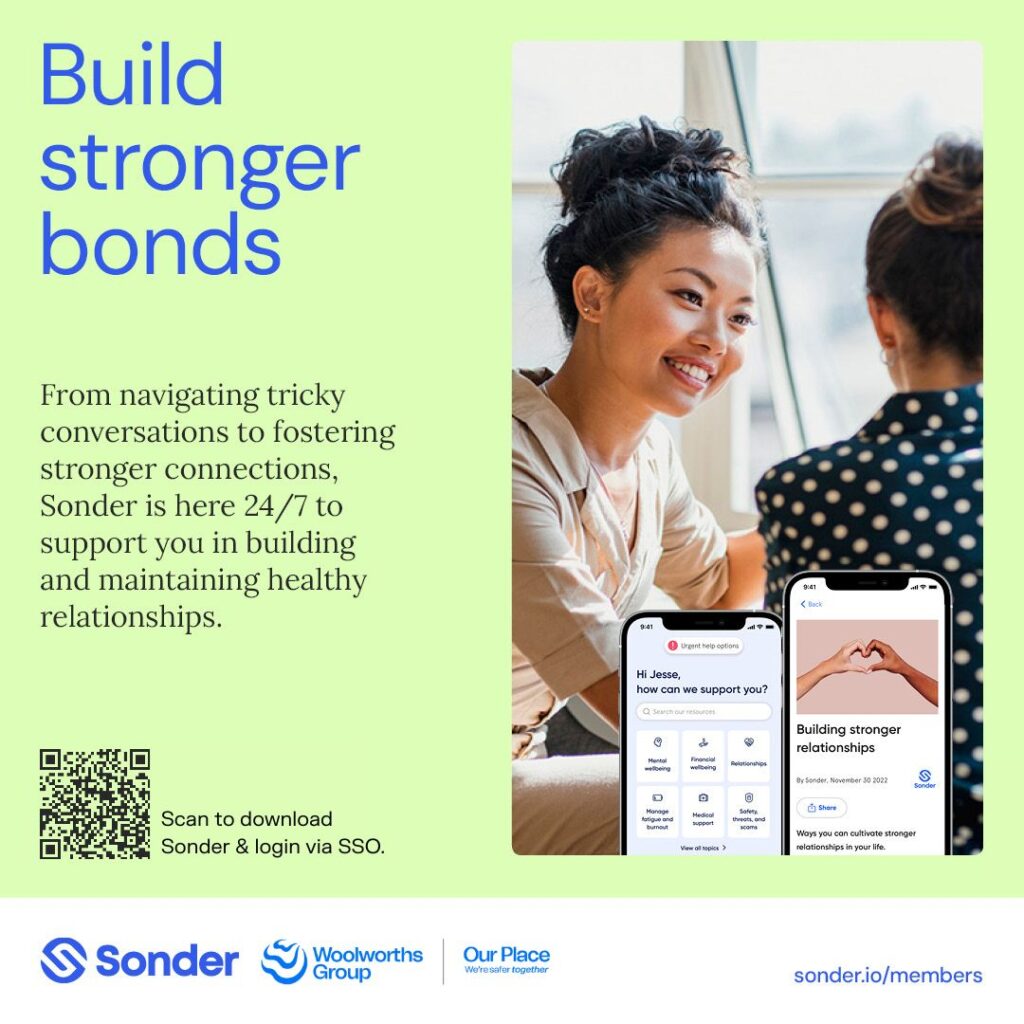 Social tile: Healthy relationships