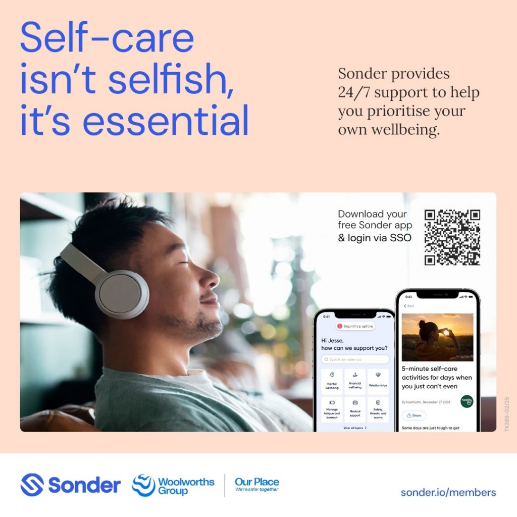 Social tile: Self-care