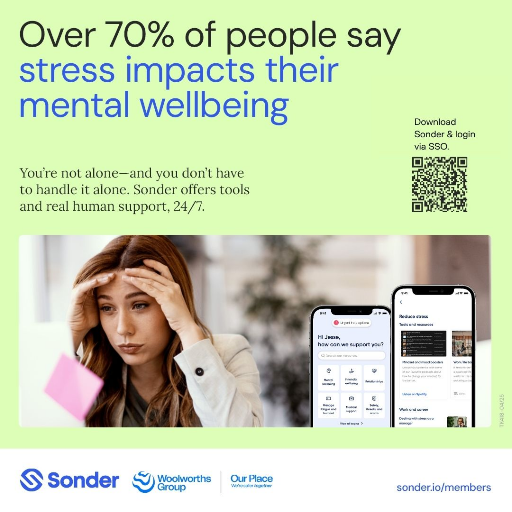 Social tile: Stress & anxiety