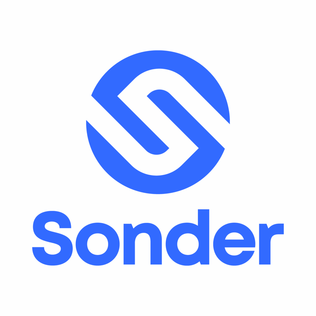 Sonder logo Blue (stacked)